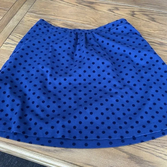 Boden Navy and Black Dotted Mini Skirt - Picture 4 of 5
